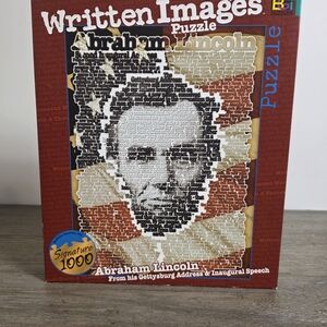 Written Images Abraham Lincoln Puzzle